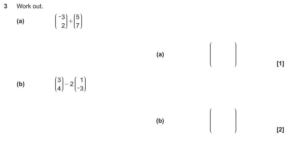 Question 3 - GCSE OCR Higher Maths Past Paper 5 (Non-Calculator) - June 2018
