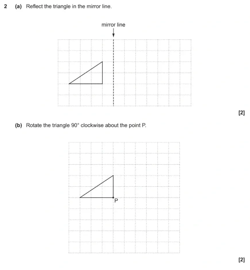 Question 02(a,b) - GCSE OCR Foundation Maths Past Paper 1 (Calculator) - November 2020