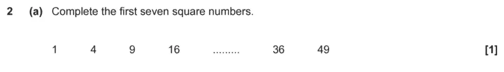Question 2 - GCSE OCR Foundation Maths Past Paper 3 (Calculator) - November 2020