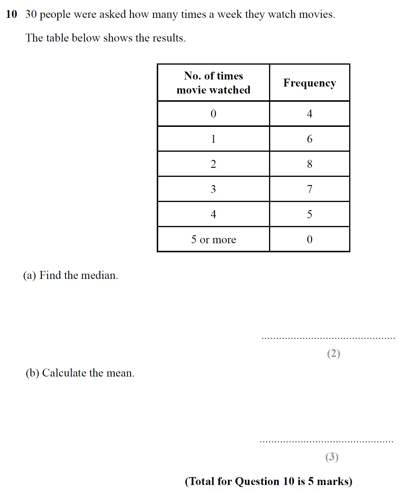 Question 10 - SET 1 - GCSE Higher Calculator Maths Predicted Paper 3