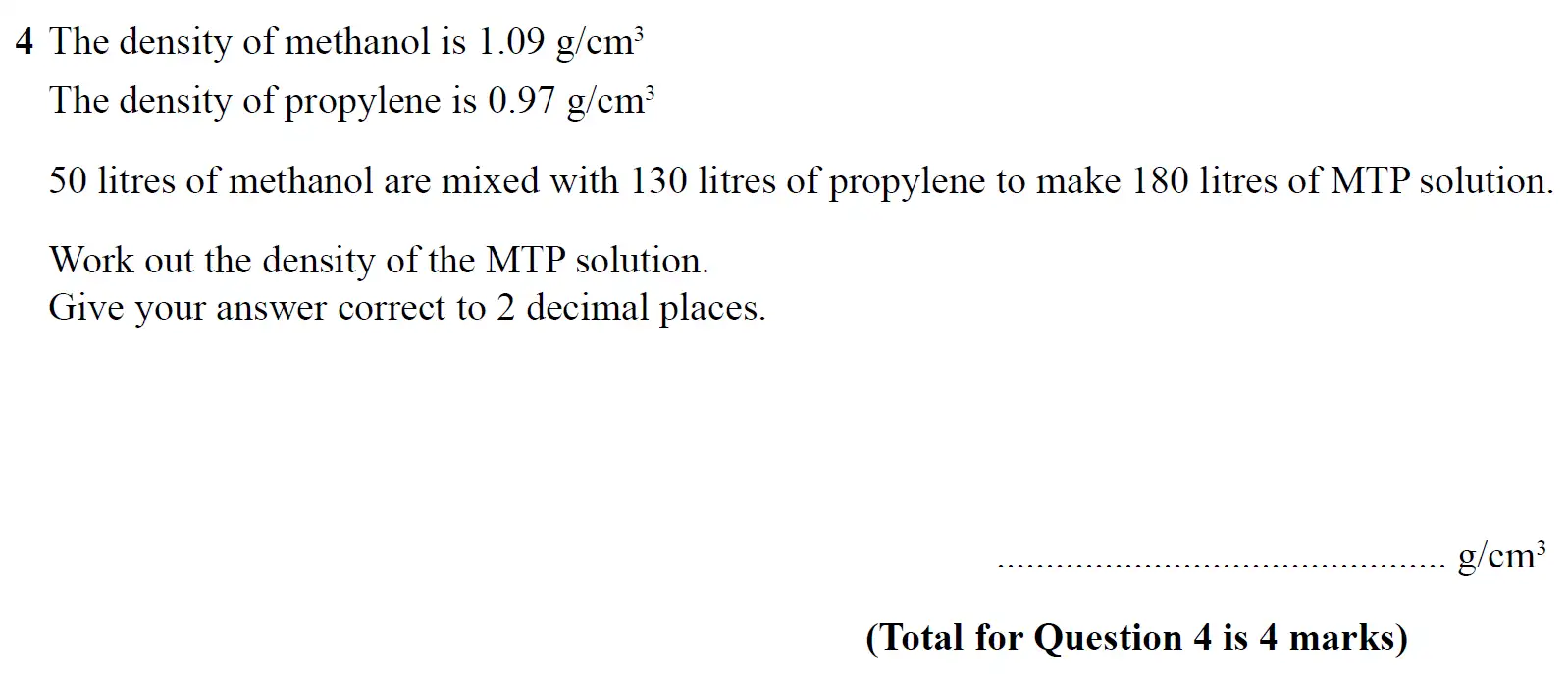 Question 04 - SET 1 - GCSE Higher Calculator Maths Predicted Paper 3