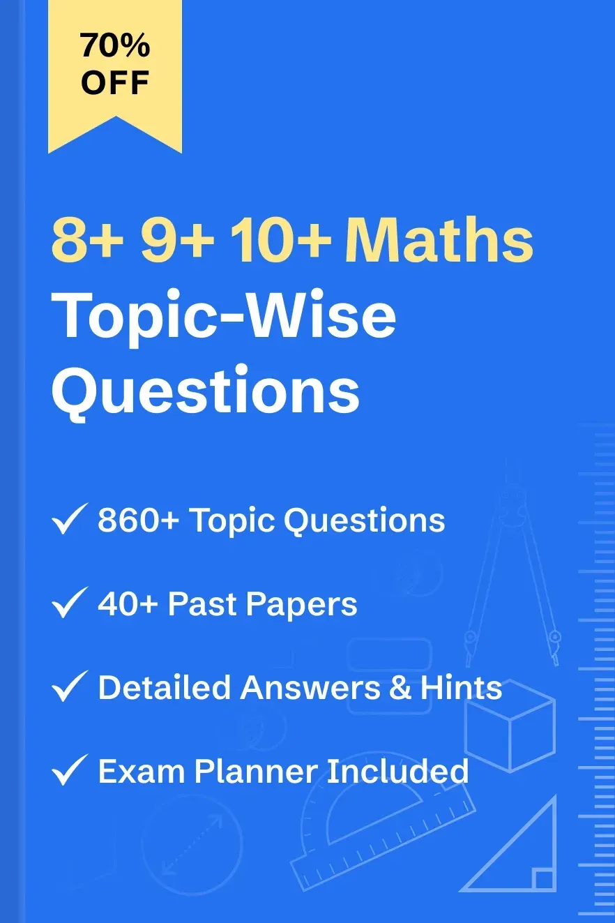 Pre 11+ Maths Solved Topic Wise Questions - image