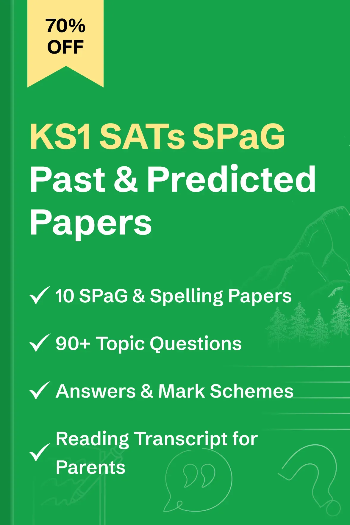 KS1 SATs SPaG & Spelling Past Papers - image