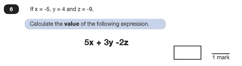 Question 06 - Predicted Paper - Maths KS2 SATs Test Paper 8 - Reasoning Part B - 2026