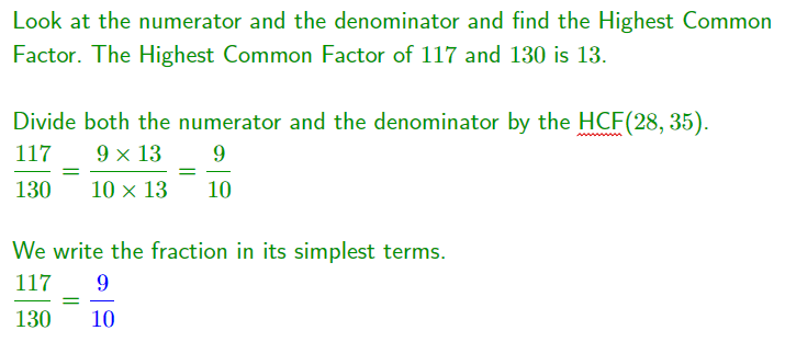 GCSE Equivalent Fractions Image 02