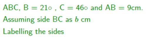 GCSE Sine Rule Solution 03