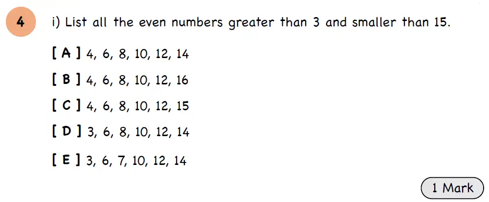 Question 4 - Year 3 - Numbers and Place Value - Assessment 3